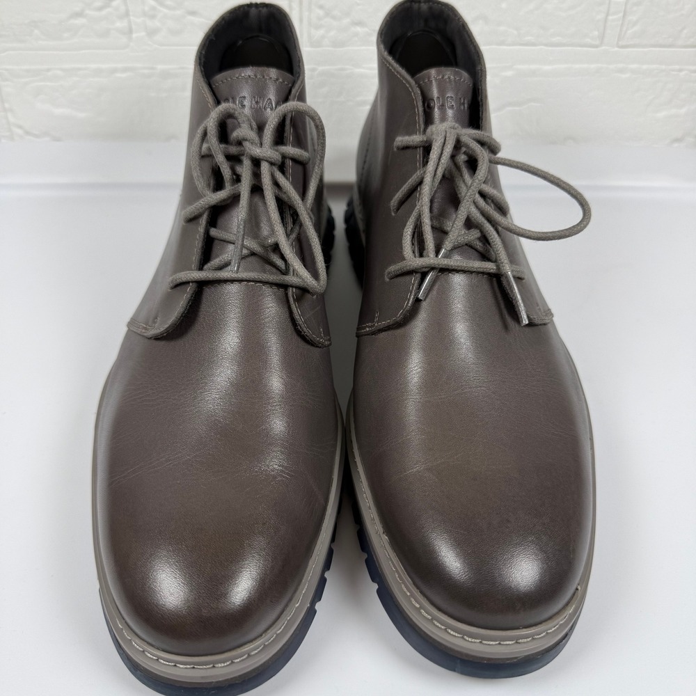 Cole Haan Zerogrand Chukka Boots Mens 9M Brown Leather C28286 Casual Comfort